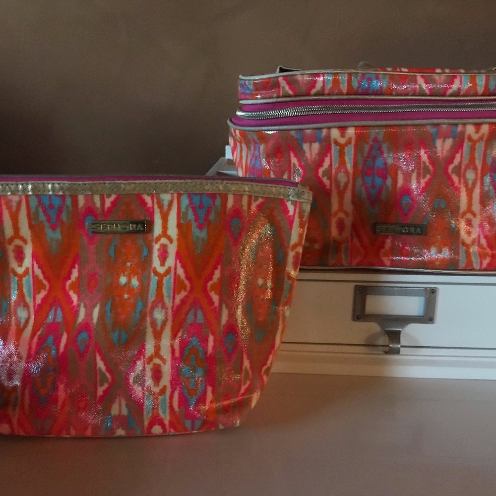 Sephora Cosmetic Case set of 2